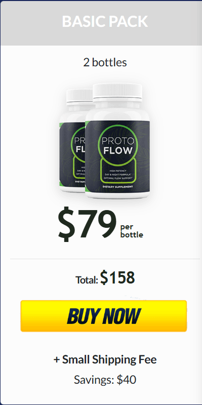 Basic Pack ProtoFlow 2 Bottles Price Package