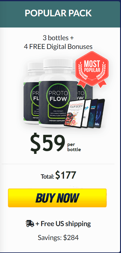 Popular Pack ProtoFlow 3 Bottles Bundle Offer